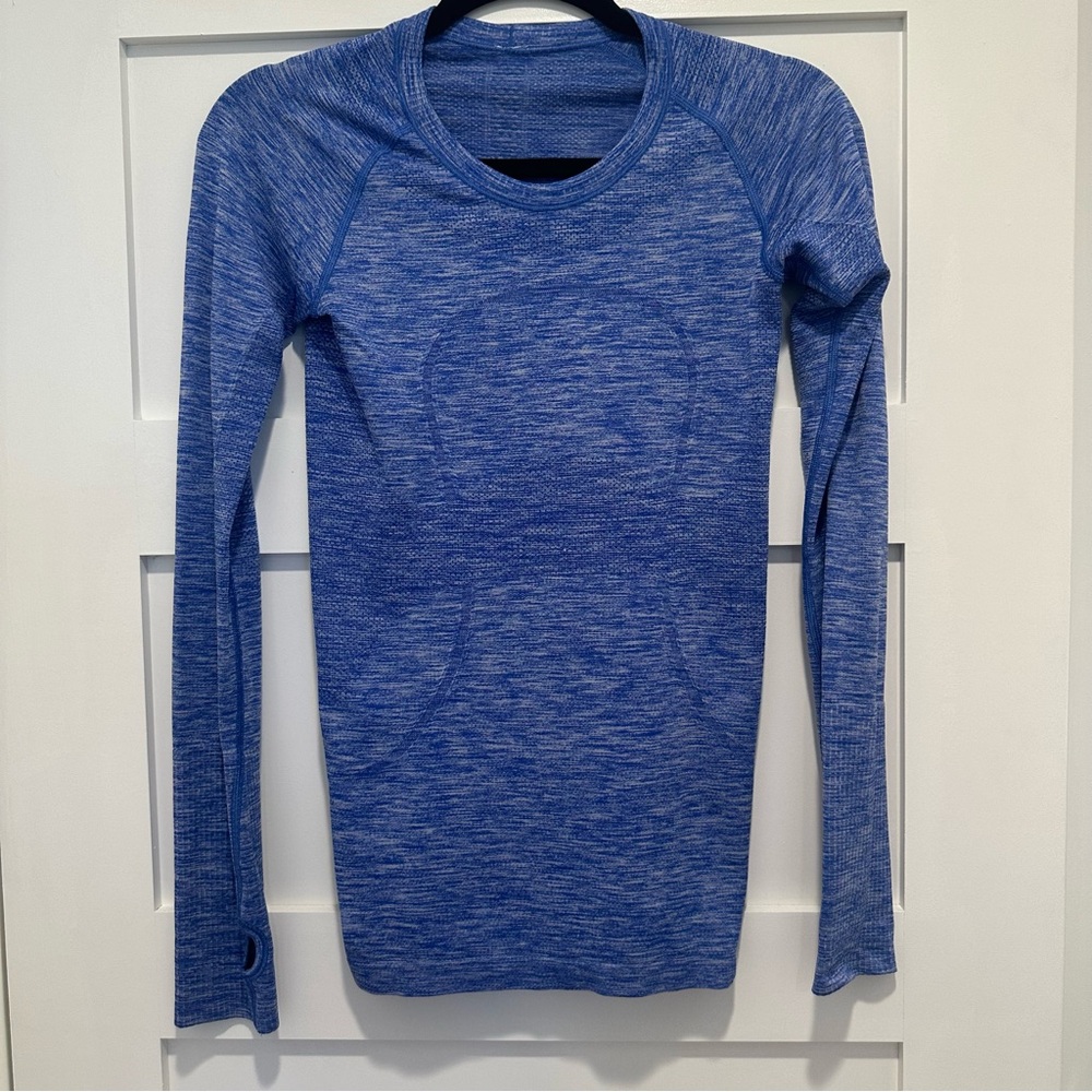 Lululemon Blue Swiftly Tech Long Sleeve Women's Top